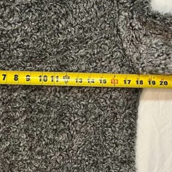 Weatherproof Vintage Women’s Gray Sherpa Fleece Quarter-Zip Pullover Jacket (M) - Picture 8 of 9